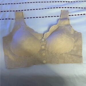 Cream Lace Detail Top